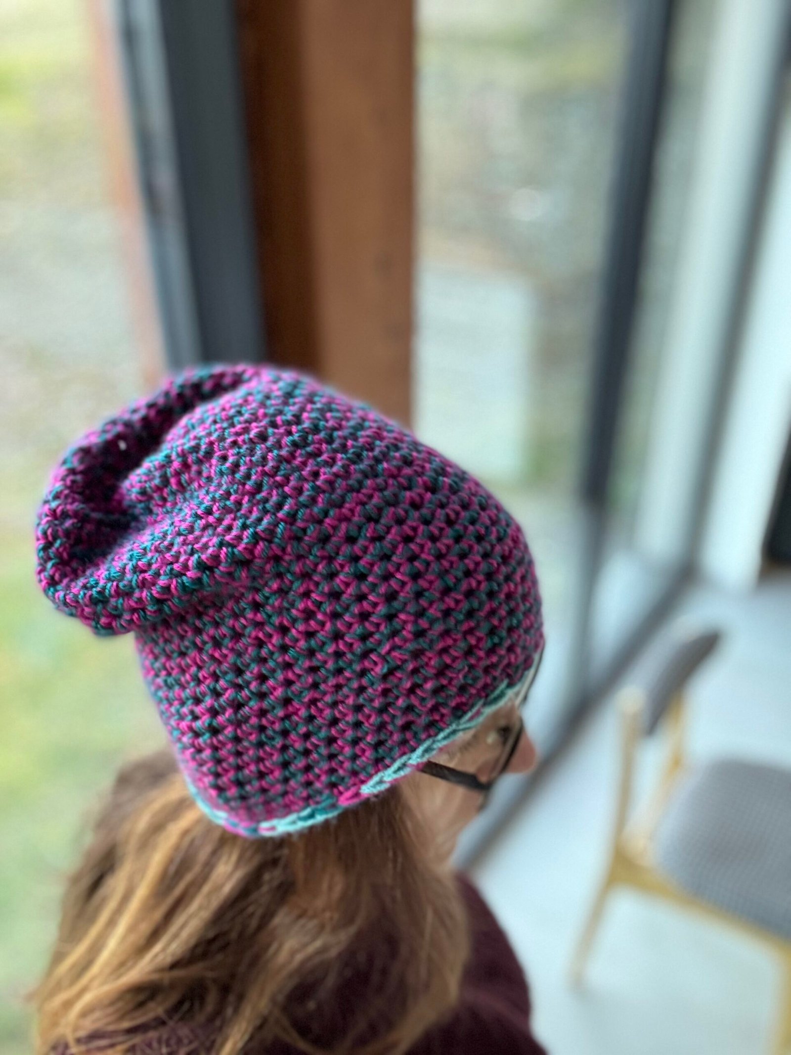 Różowo zielona? Czapka - obrazek 4
