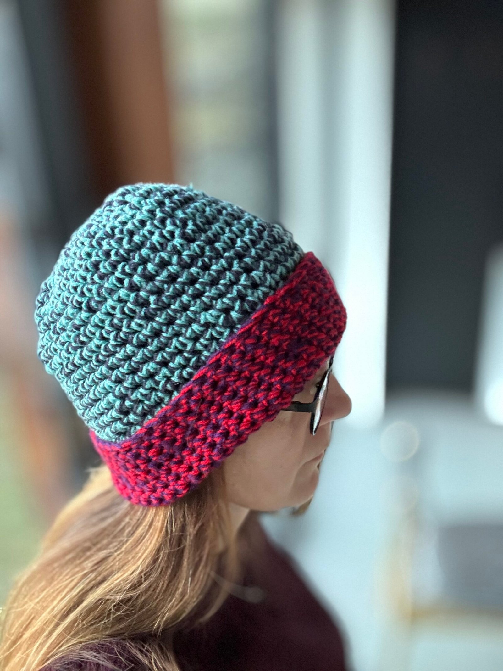 Kolorowa czapka długa - obrazek 2