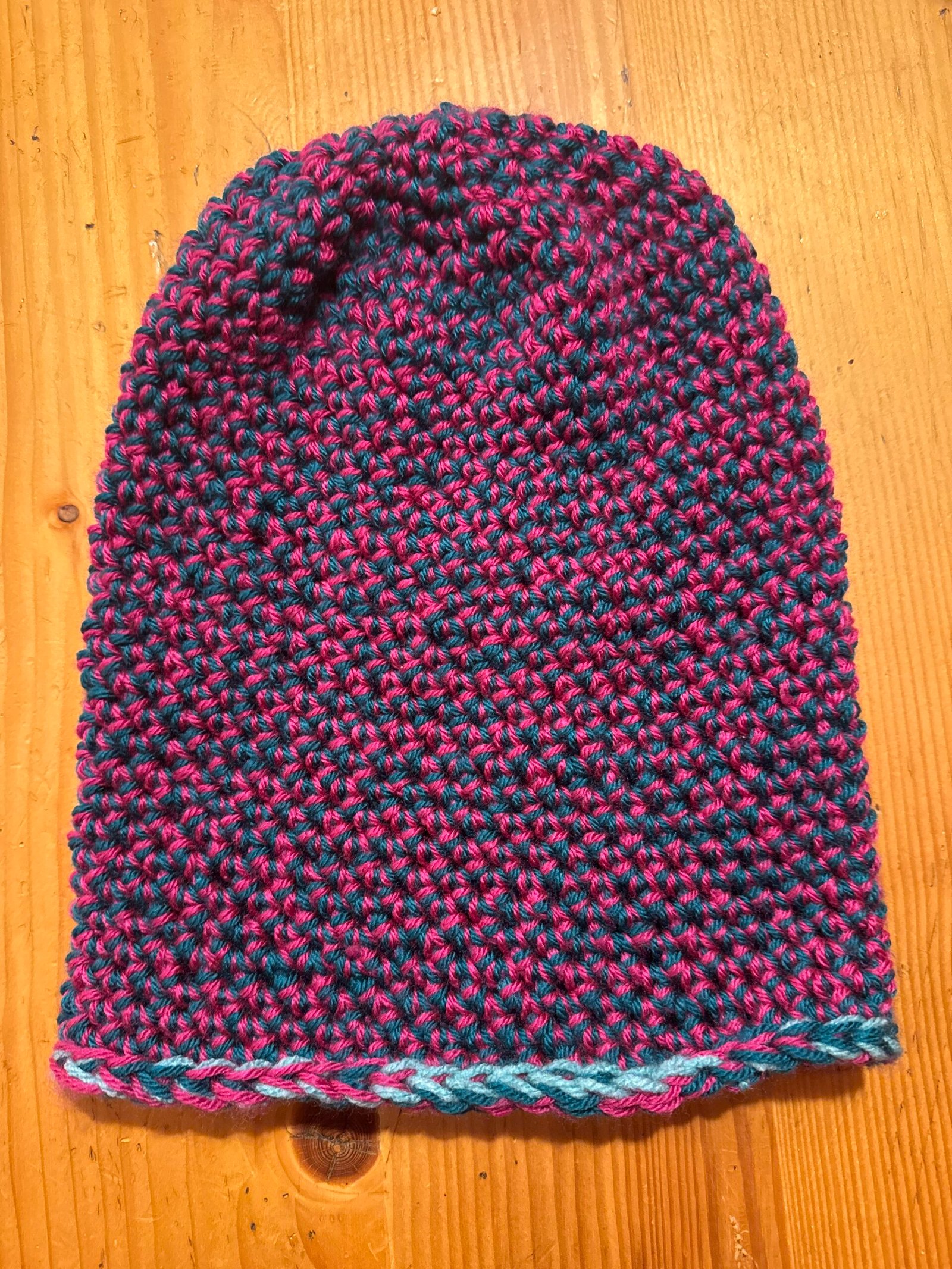 Różowo zielona? Czapka - obrazek 5